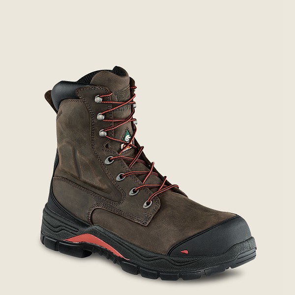 Safety Støvler Herre - Red Wing King Toe® Adc - 8-Inch Insulated Waterproof Csa Toe - Mørkegrå - OYV